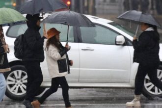 Lluvias, lloviznas y agua-nieve marcarán el clima de este miércoles en seis regiones del país