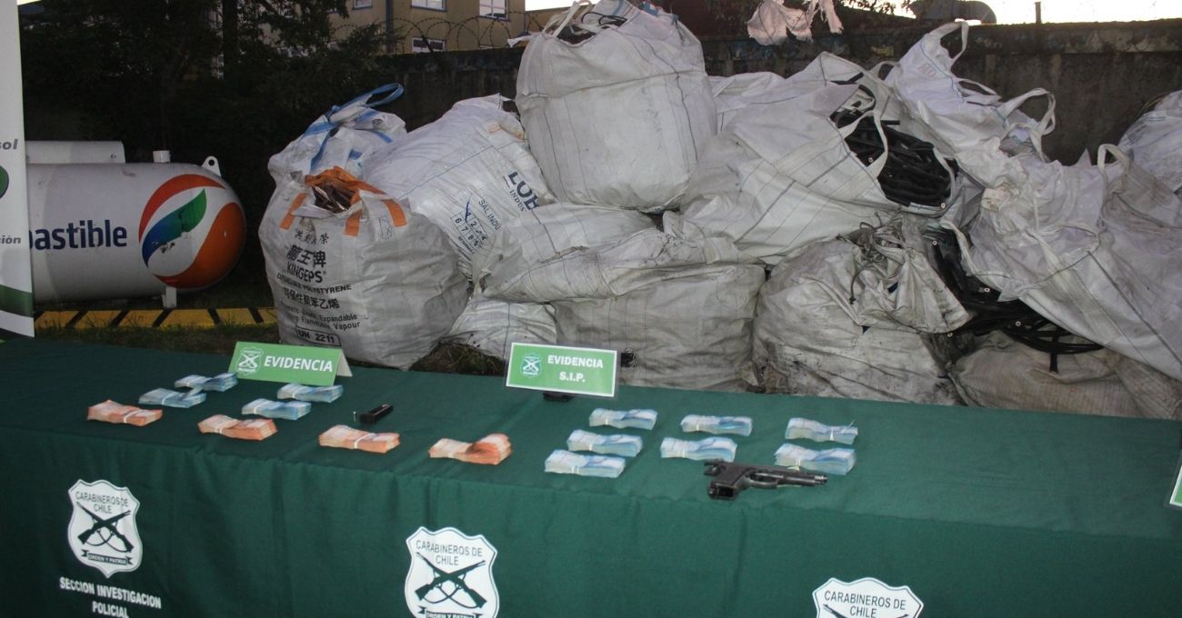 Decomisan más de 9 toneladas de cobre en millonario operativo en Puerto Montt