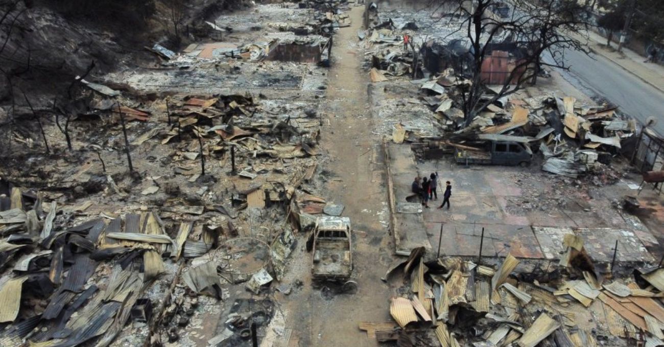 Autoridades abordan megaincendio en Viña del Mar y Quilpué