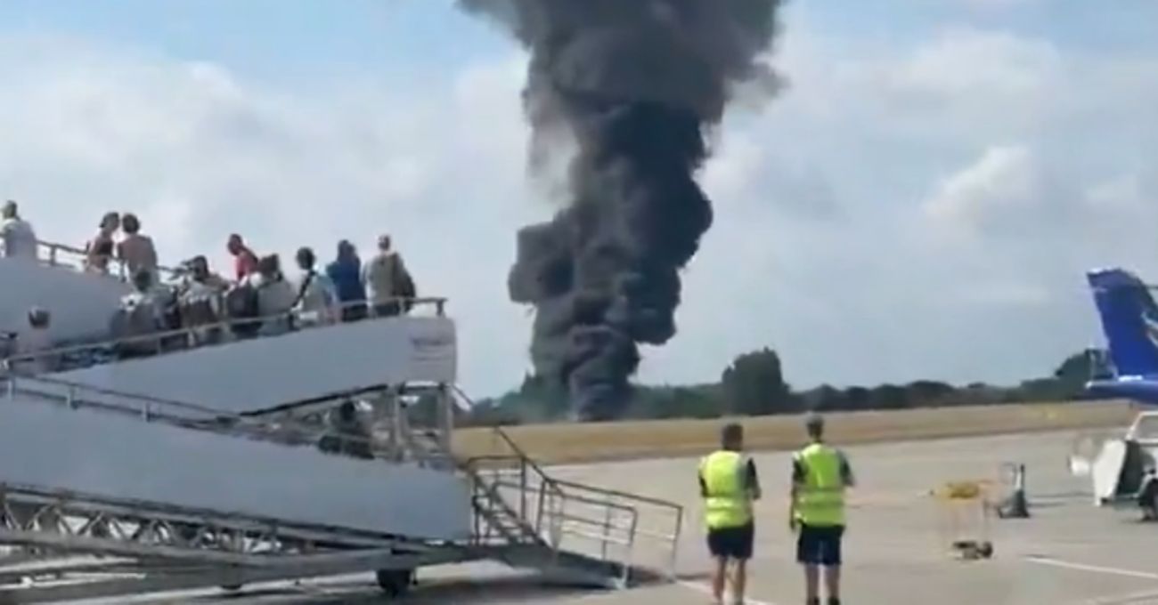 Avioneta se estrella tras despegar del aeropuerto Southend de Londres