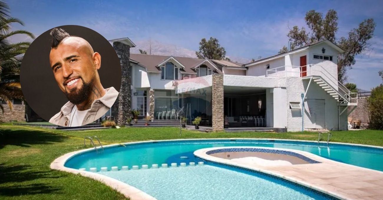 Venta Exclusiva: La espectacular mansión de Arturo Vidal en Santiago