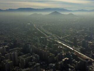 La ola de calor invernal en Santiago termina este domingo, con posible lluvia el viernes