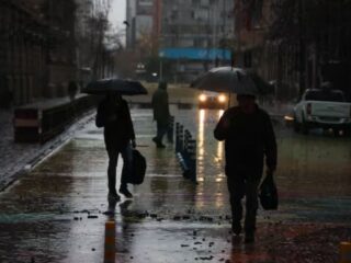 Pronóstico de lluvias para este martes en el sur y extremo austral de Chile