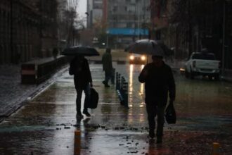 Pronóstico de lluvias para este martes en el sur y extremo austral de Chile
