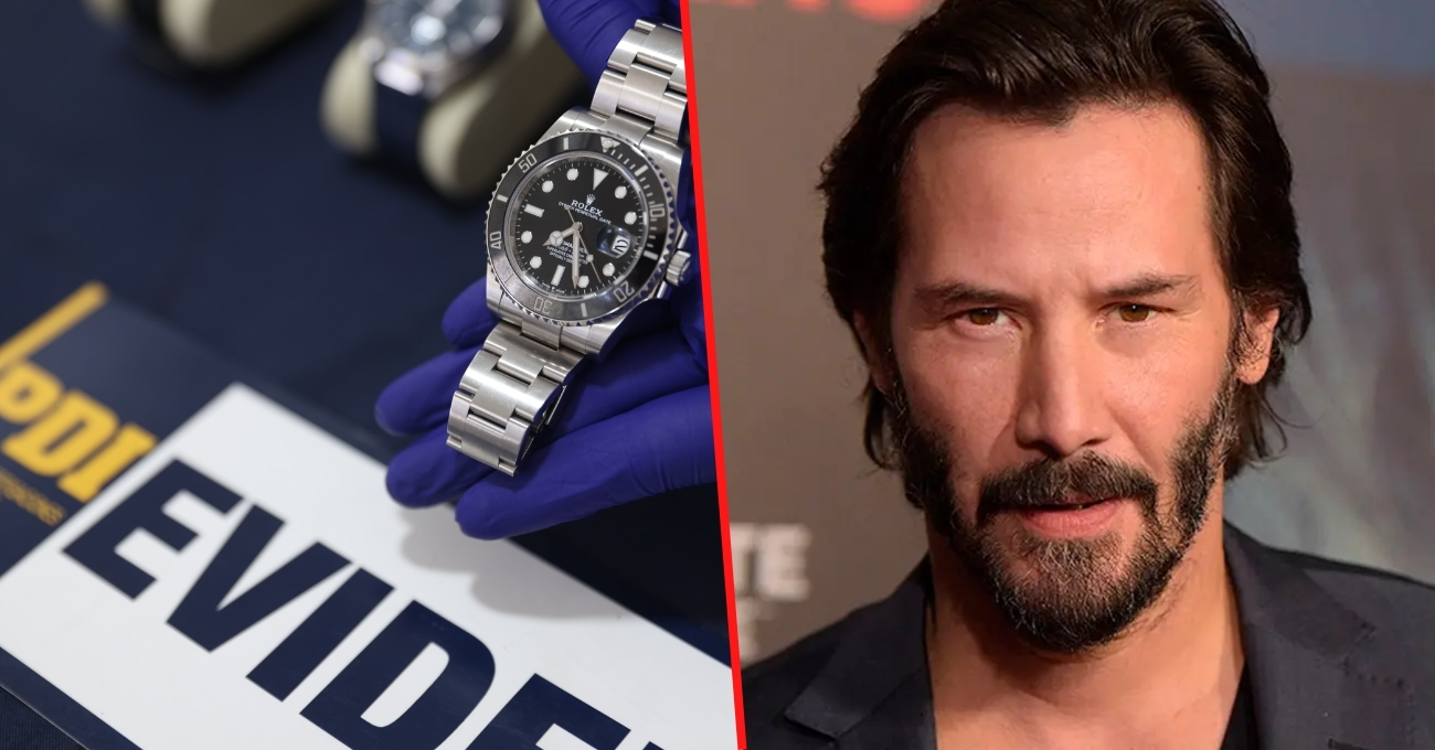 Relojes de película: PDI recupera piezas robadas a Keanu Reeves y las enviará de vuelta a EE.UU.