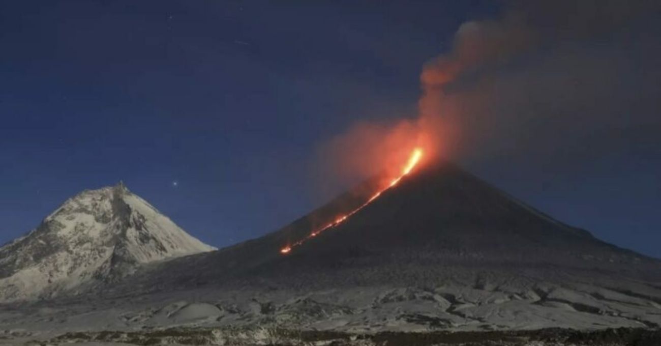 el Kliuchevskoi despierta tras sismo de magnitud 8,8 en Rusia