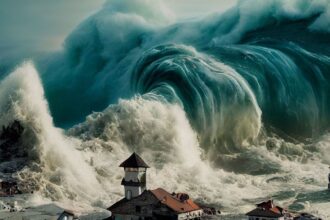 El tsunami más grande de la historia ocurrió en Alaska en 1958 y alcanzó los 524 metros de altura