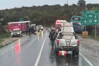 Un fallecido y 15 heridos deja choque entre bus y camión en San Pedro de Melipilla