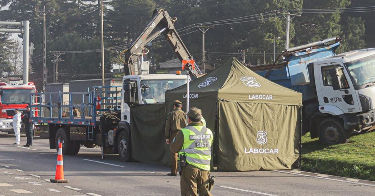 Carabinero muere en accidente de tránsito mientras se dirigía a su trabajo en Concepción