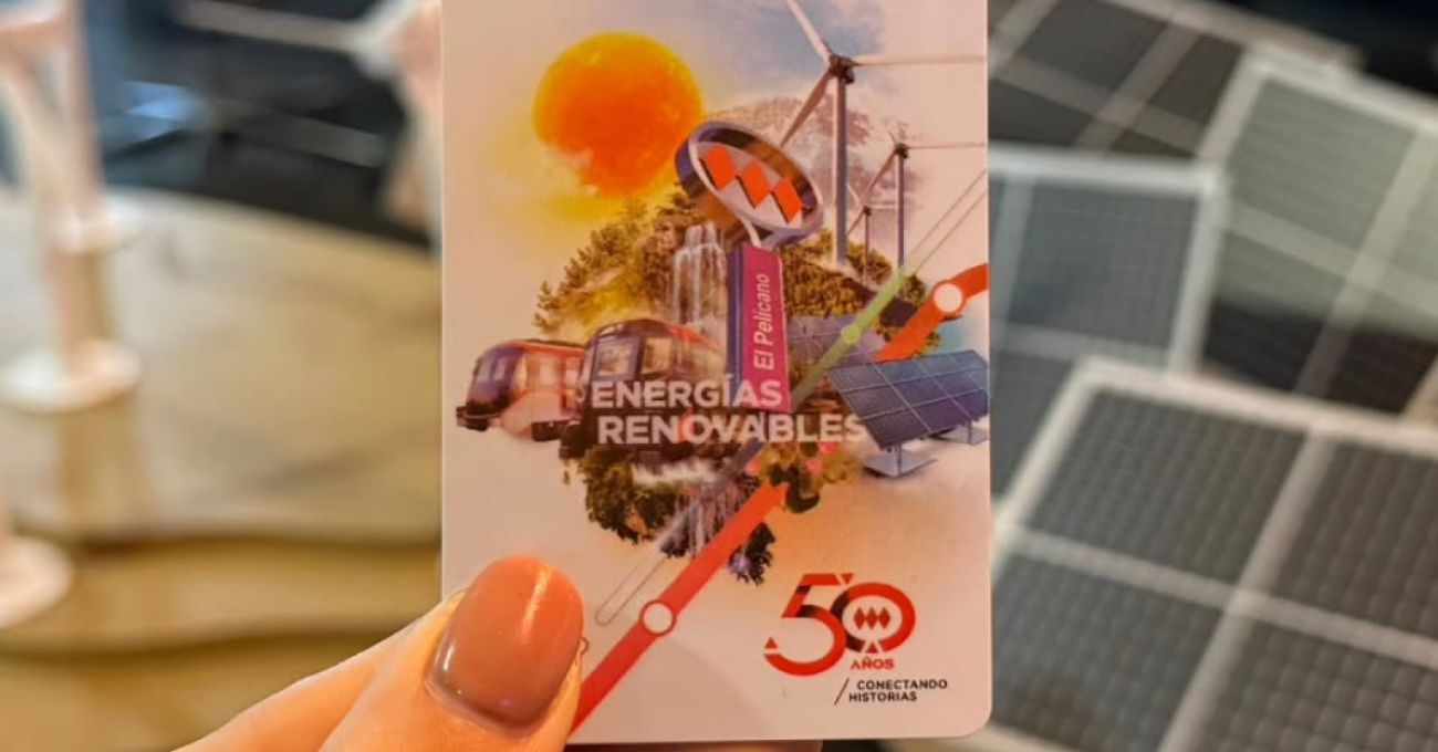 Metro de Santiago lanza nueva tarjeta bip! con diseño de energías renovables