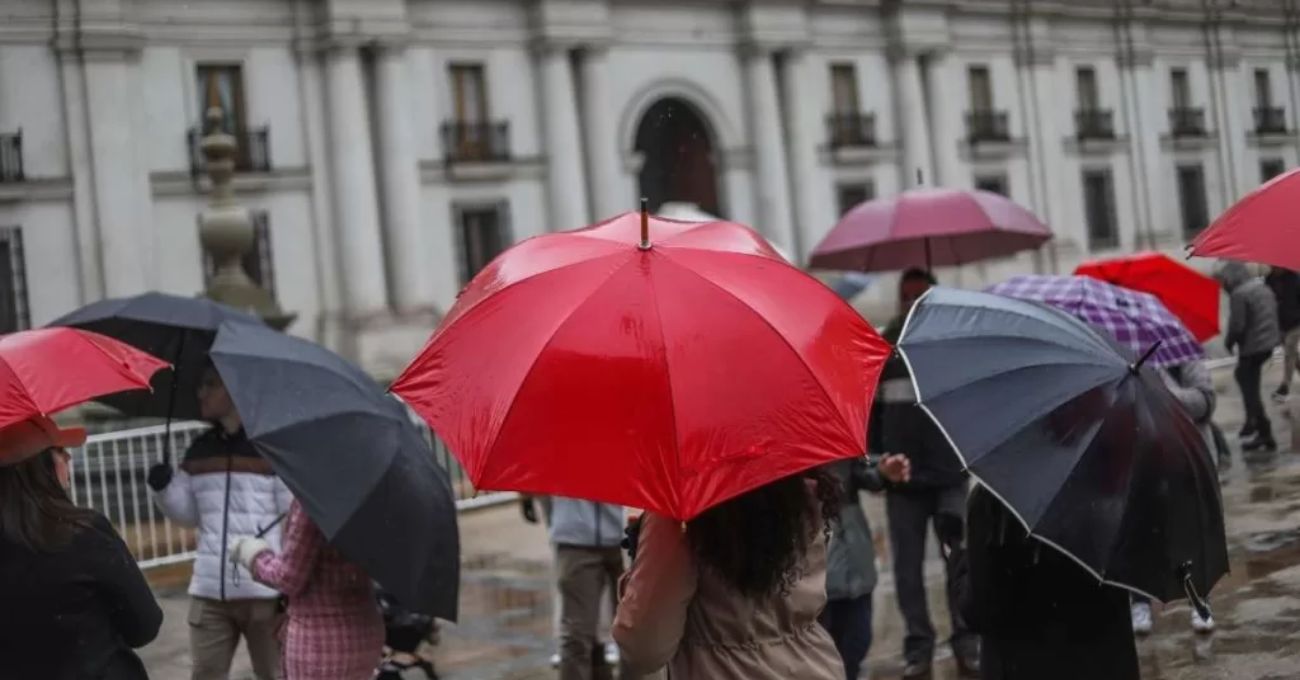 Pronóstico de lluvias para el fin de semana del 9 y 10 de agosto en Chile
