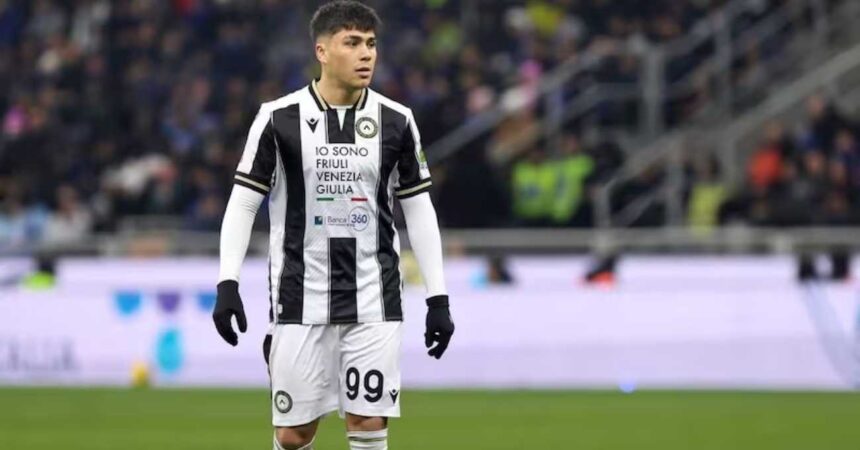 Damián Pizarro dejará Udinese y partirá a préstamo al Le Havre de Francia