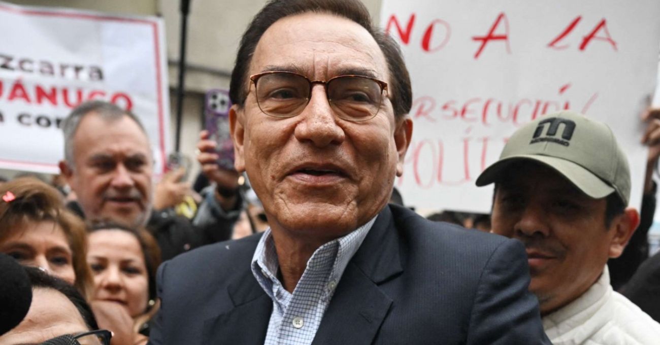 Dictan prisión preventiva para el expresidente peruano Martín Vizcarra por presunto delito de cohecho