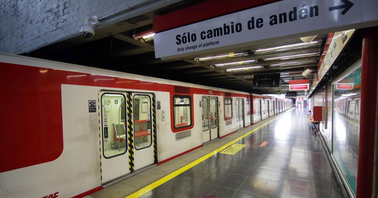 Dos estaciones de la Línea 1 del Metro de Santiago permanecerán cerradas este viernes por mantención