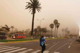 Sistema frontal en el norte: alertan por tormentas de arena, nevadas y viento de hasta 110 km/h