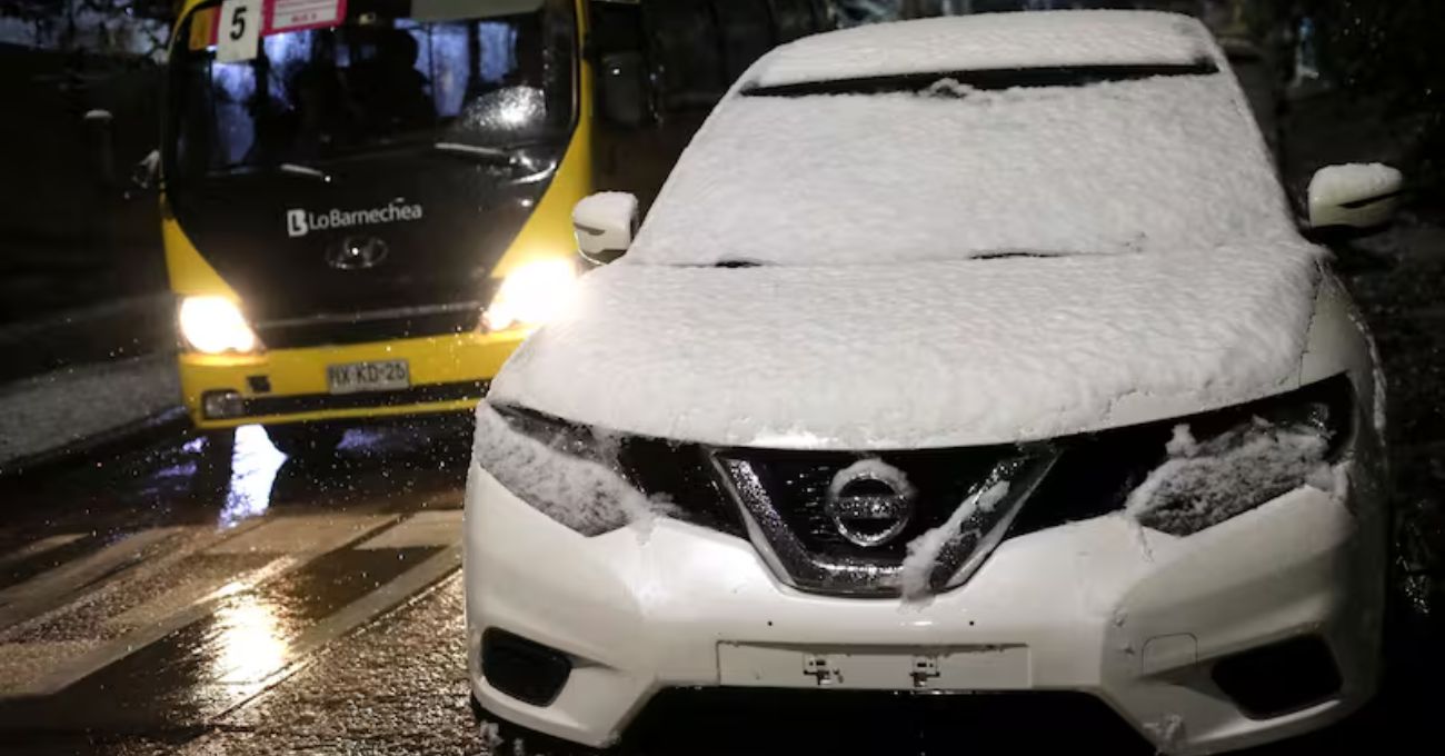 Agua-nieve en Santiago: comunas donde podría registrarse este fenómeno durante el sistema frontal