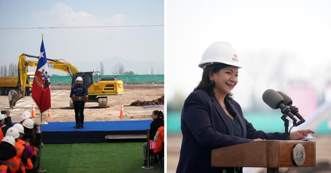 Boric da inicio a las obras de la Línea 9 del Metro en La Pintana con inversión de 2.733 millones de dólares