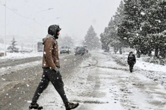 Continuará nevando el fin de semana: Zonas del sur afectadas por el fenómeno