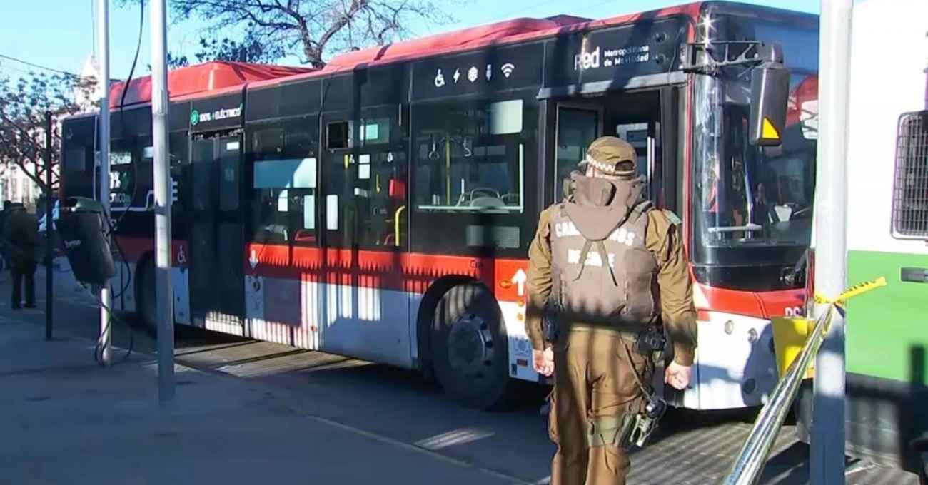 Homicidio en bus RED: pasajero muere tras ser apuñalado en Santiago