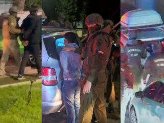 Adolescentes detenidos en Peñalolén por robo violento de vehículo