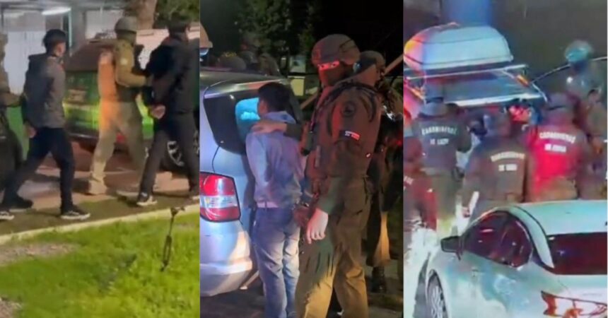 Adolescentes detenidos en Peñalolén por robo violento de vehículo