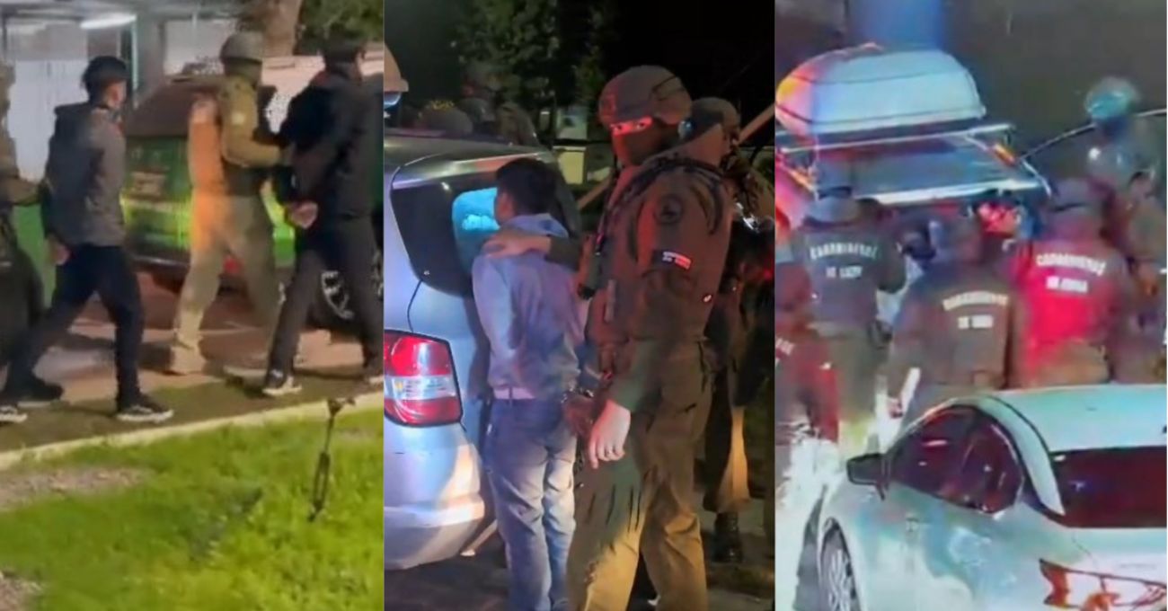 Adolescentes detenidos en Peñalolén por robo violento de vehículo