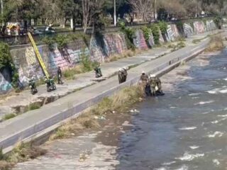 Encuentran cuerpo en el río Mapocho en Providencia
