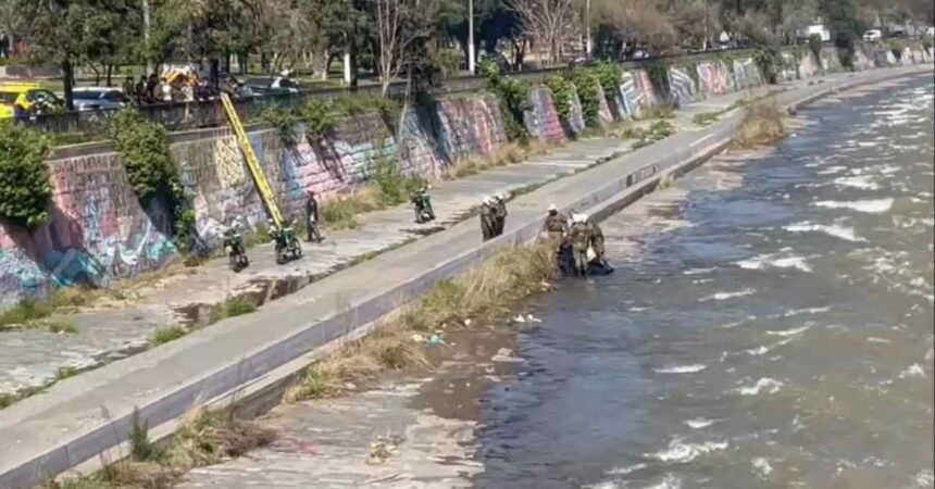 Encuentran cuerpo en el río Mapocho en Providencia