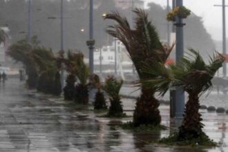 Meteorología alerta por vientos en el sur del país este fin de semana