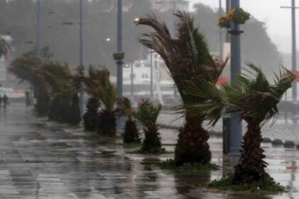 Meteorología alerta por vientos en el sur del país este fin de semana