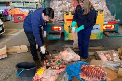 Clausuran frigorífico clandestino en Recoleta con 15 toneladas de carne vencida