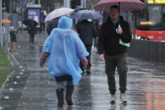 Lluvia, nieve y ráfagas de viento de hasta 50 km/h: Revisa las zonas con precipitaciones este miércoles