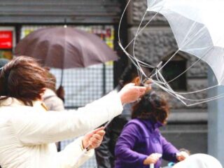 DMC actualiza avisos de viento para la zona norte y sur del país
