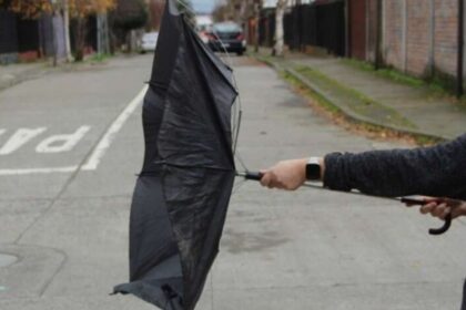 Emiten aviso por viento de hasta 60 km/h en seis regiones del centro y sur del país