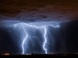 Emiten aviso por tormentas eléctricas en la zona sur este fin de semana