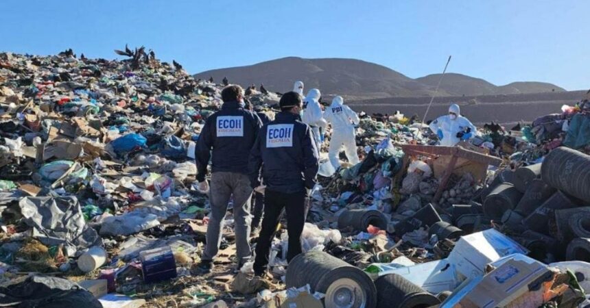 Hallan cuerpo de un hombre entre escombros del vertedero de Copiapó: Fiscalía investiga posible homicidio