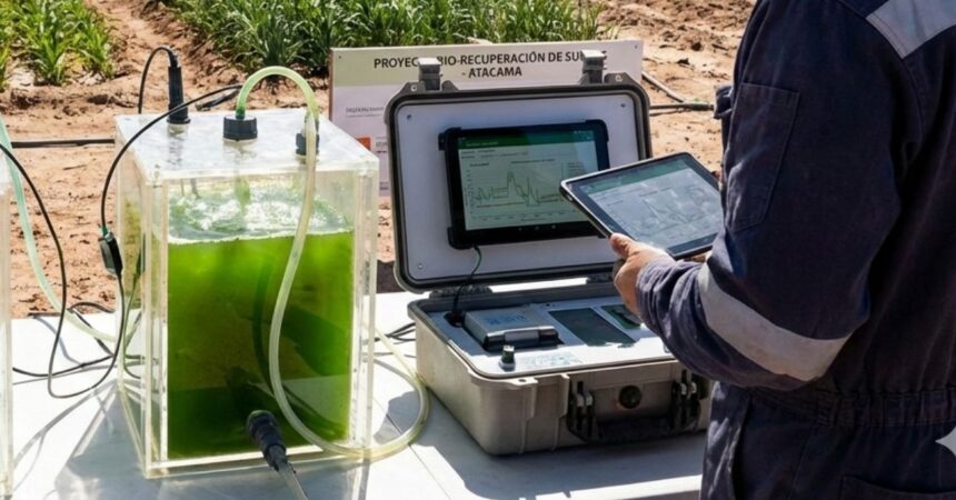 Uso de inteligencia artificial y microalgas para la recuperación de suelos agrícolas en Atacama